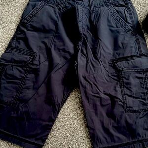 Black Cargo Shorts
